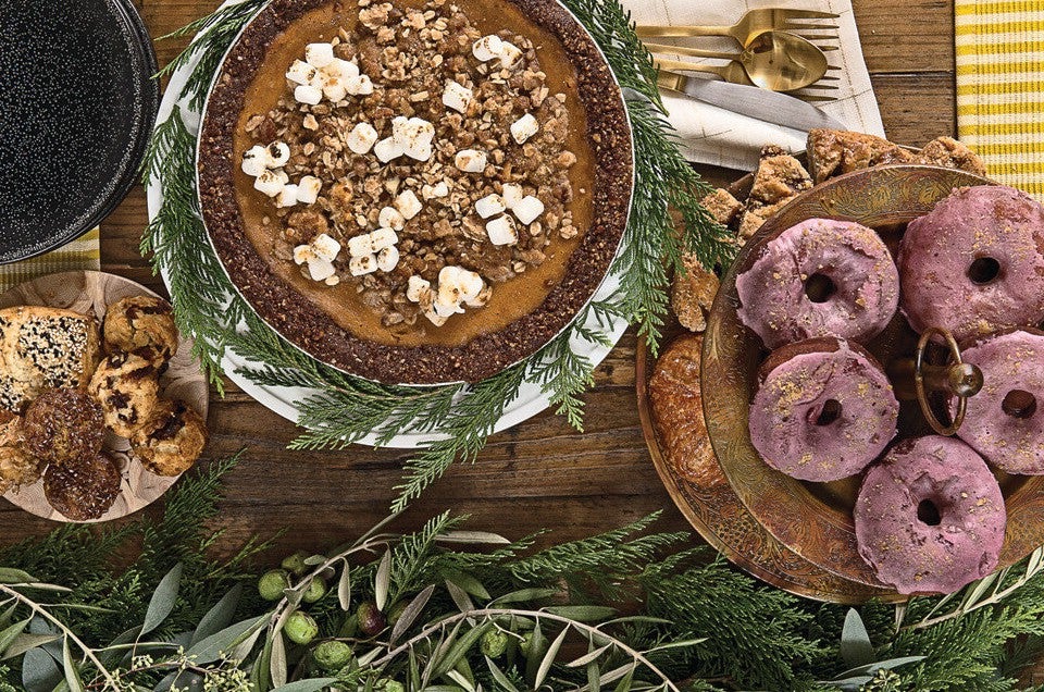 Baked goods on a table